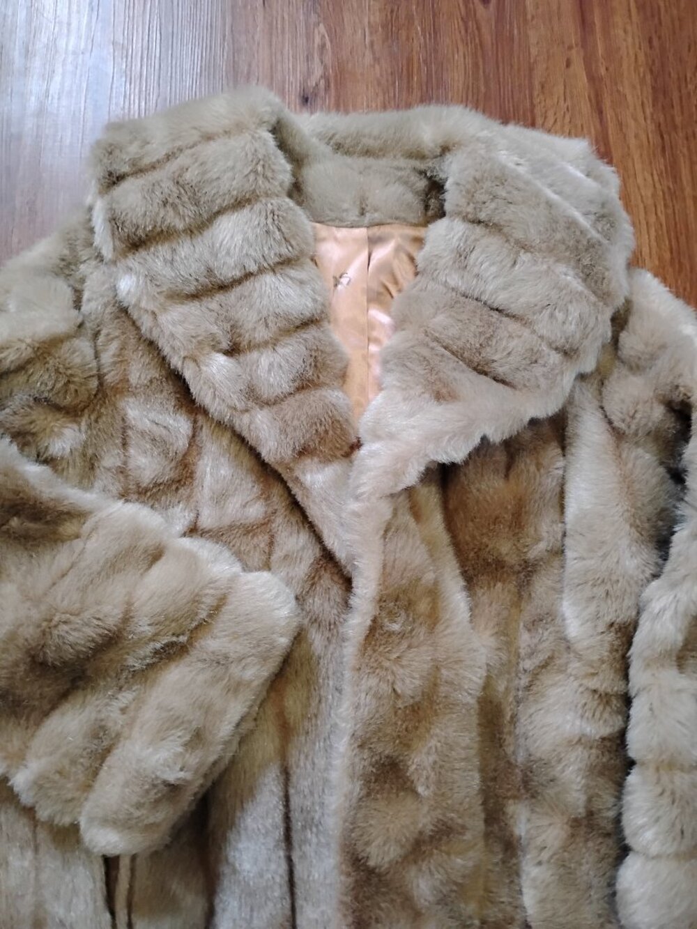 Vintage Rice Mar-Del Fur Peacoat ILGWU USA Made
